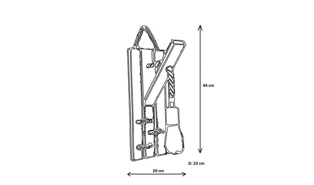 Lampa de perete 19 29 x 45 x 23 cm