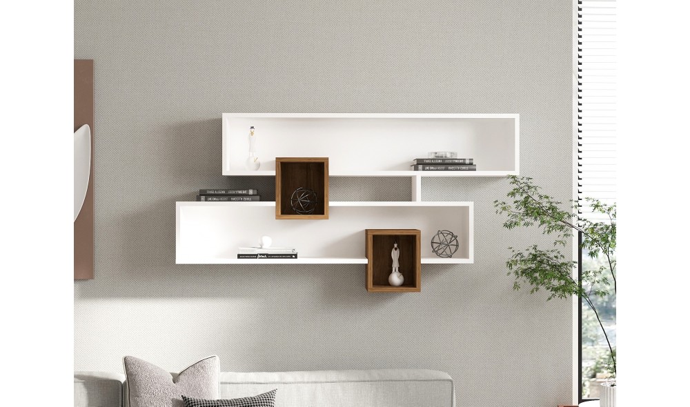 Raft de perete, Karen, NucAlb, 120 x 75 x 22 cm