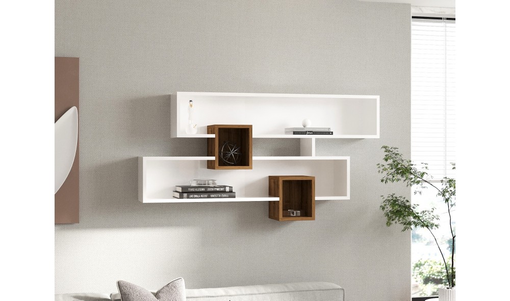 Raft de perete, Karen, NucAlb, 120 x 75 x 22 cm