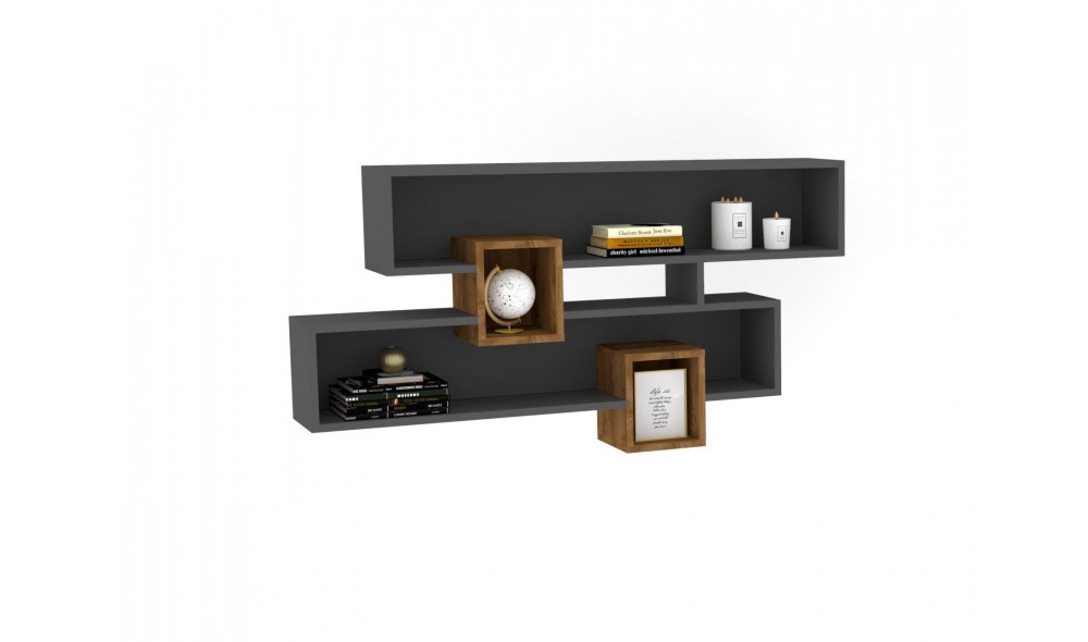 Raft de perete, Karen, NucAntracit, 120 x 75 x 22 cm