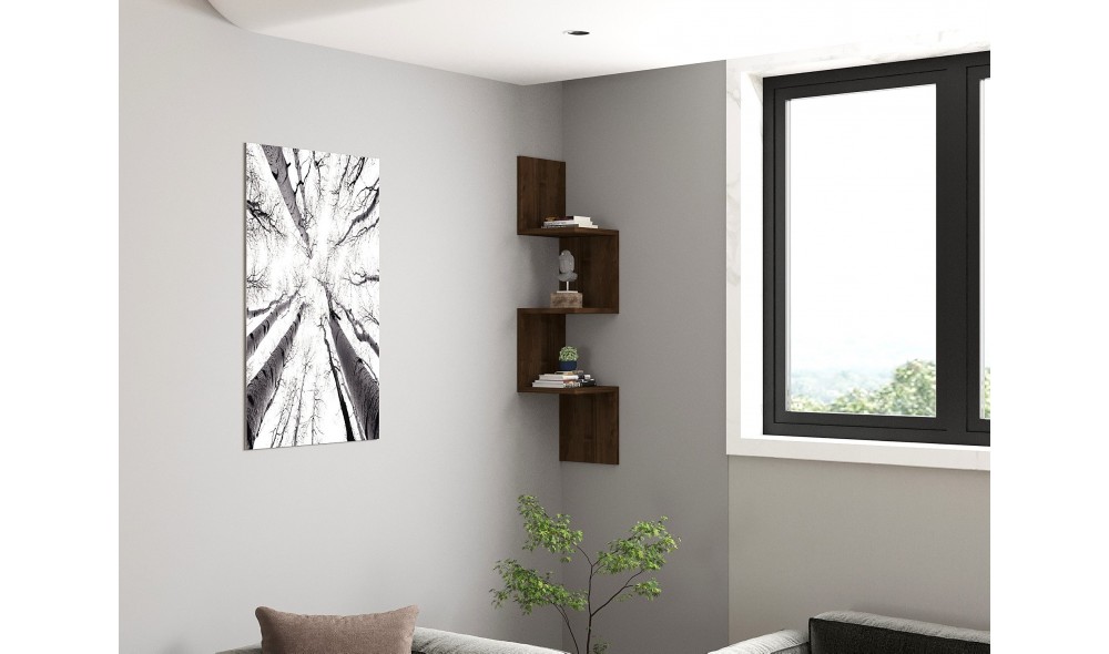 Raft de perete Zikzak - Nuc