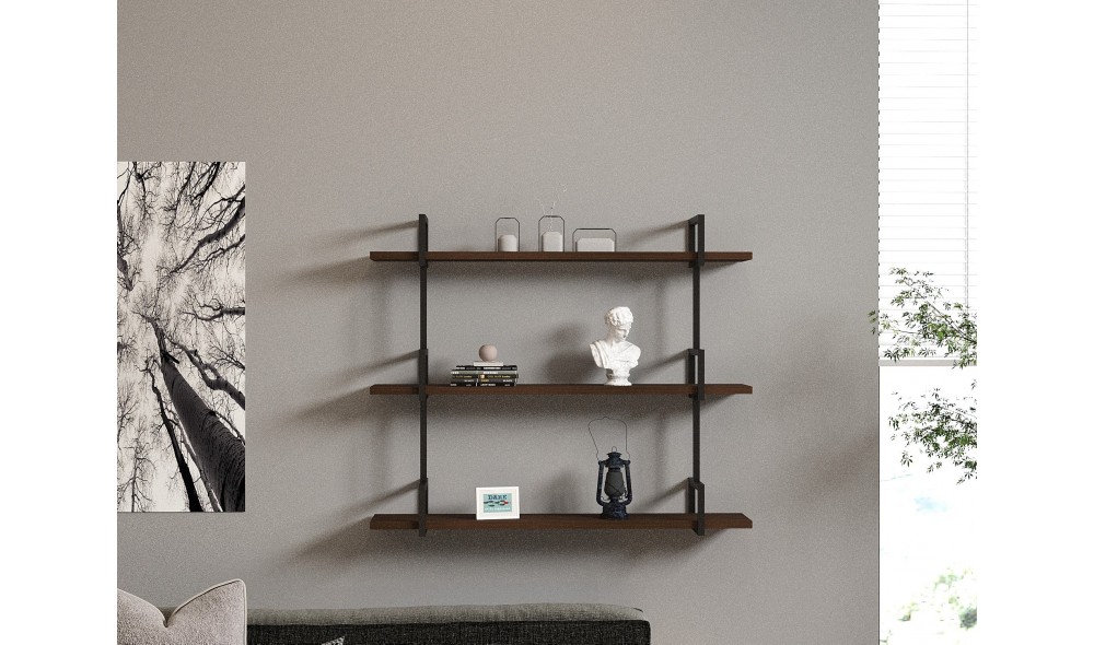 Raft de perete Uras - Nuc 90 x 76 x 22 cm