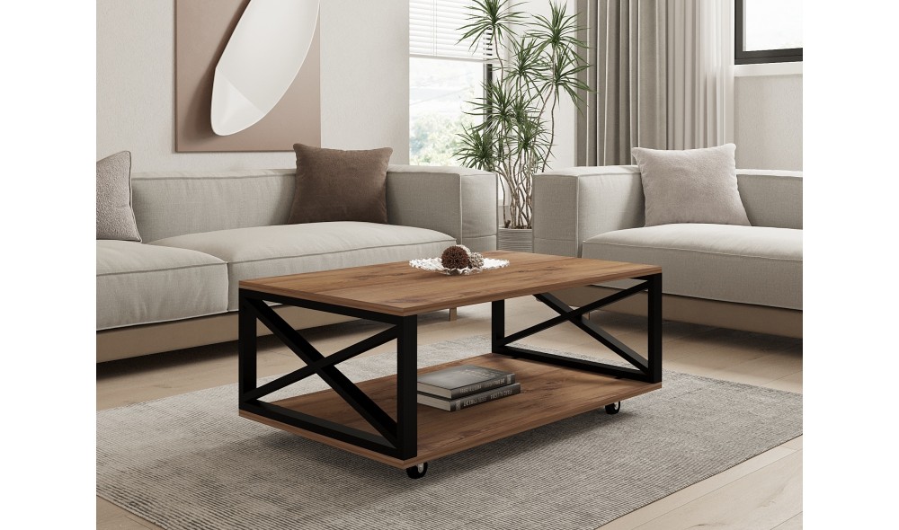 Masuta de cafea, Refia, Pinul Atlantic, 98 x 34 x 60 cm