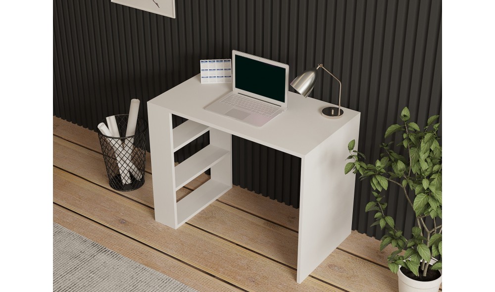 Birou de studiu, Cool, Alb, 90 x 70 x 50 cm