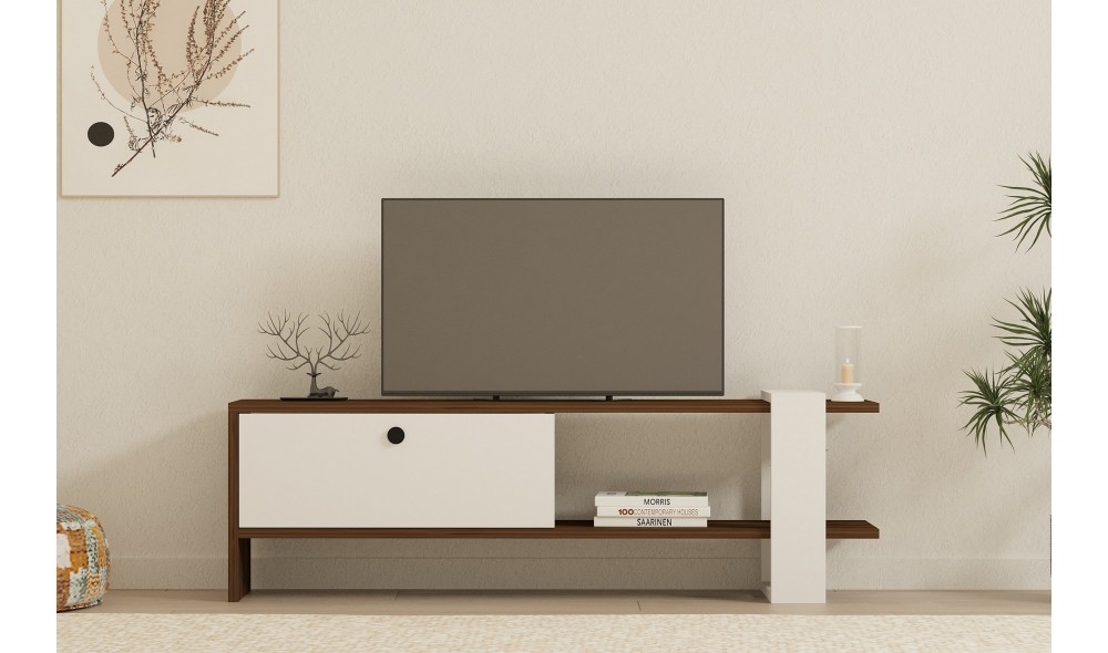 Suport TV, Gaye, NucAlb, 120 x 37 x 25 cm