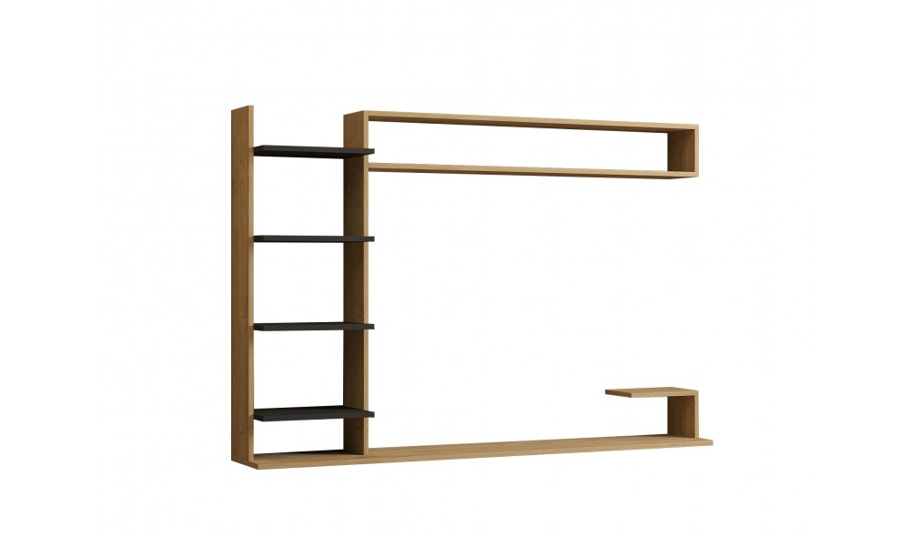 Unitate TV, Noble, SafirAntracit, 180 x 122 x 30 cm