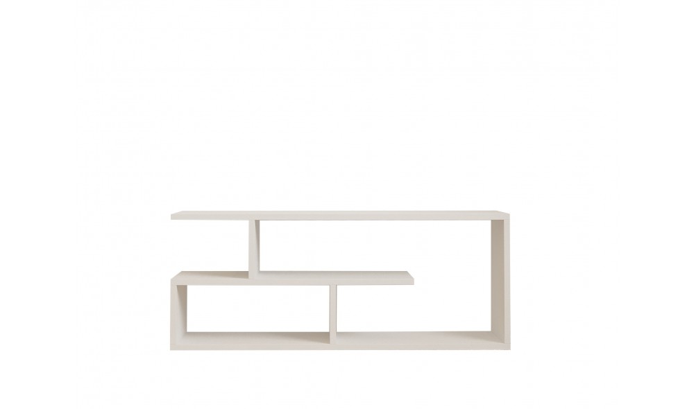 Suport TV, Cafu, Alb, 100 x 40 x 30 cm