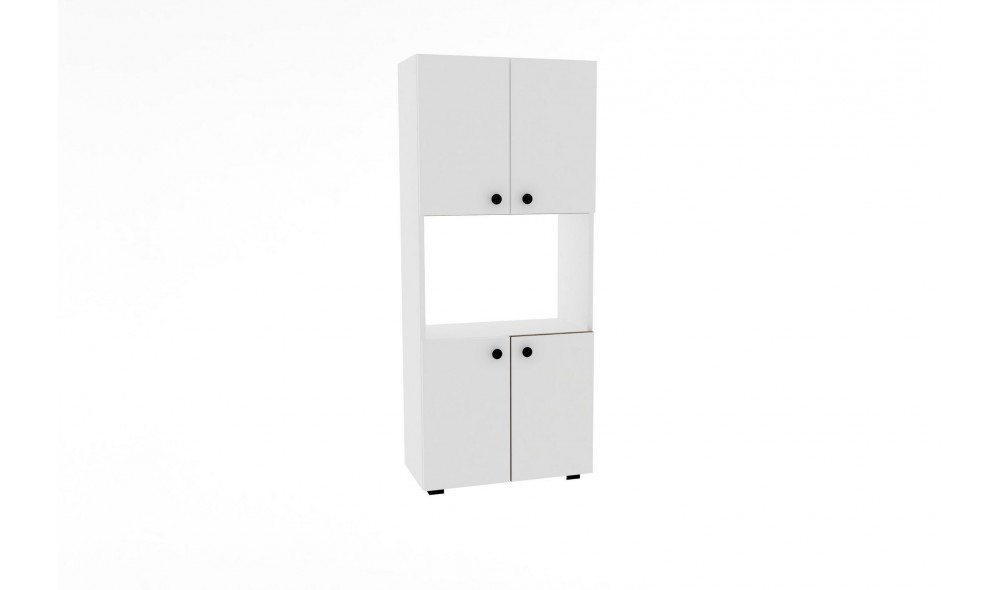 Dulap de bucatarie, Ayaz, Alb, 60 x 140 x 31 cm