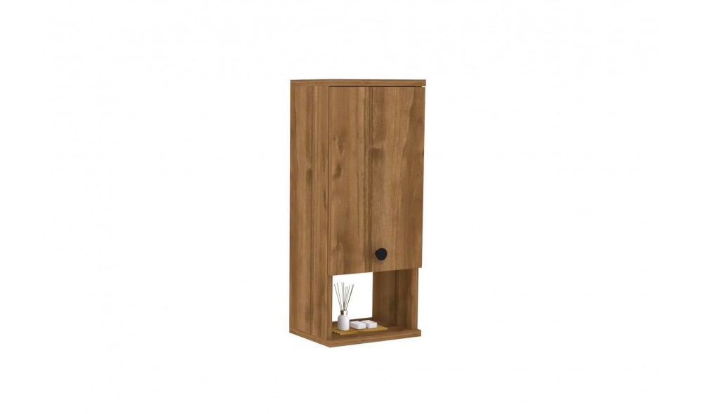 Dulap de baie, Mis, Nuc, 30 x 71 x 22 cm