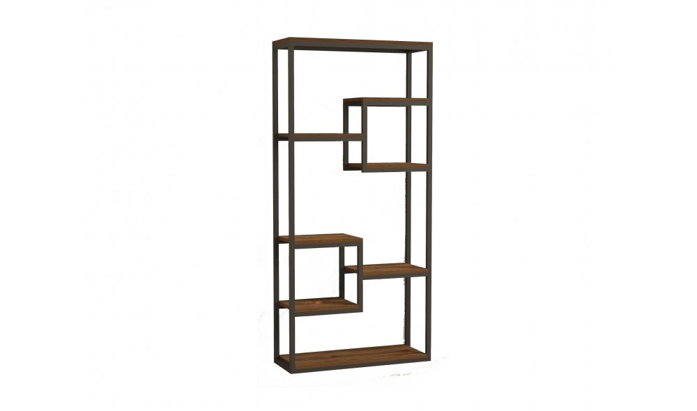 Raft pentru carti, Emina, NucNegru, 85 x 182 x 29 cm