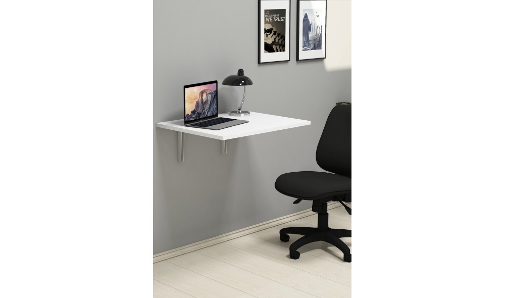 Masa plianta, Nur, Alb, 60 x 2 x 50 cm