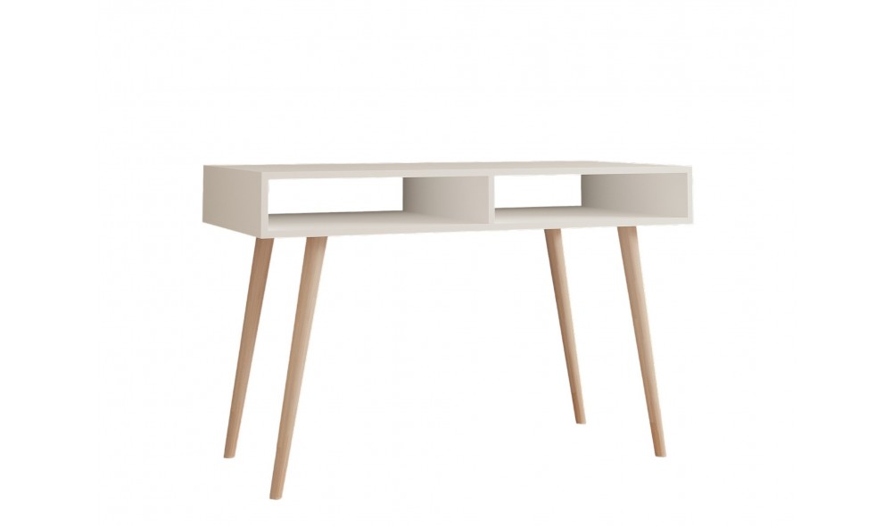 Birou de studiu, Cisto, Alb, 120 x 75 x 60 cm