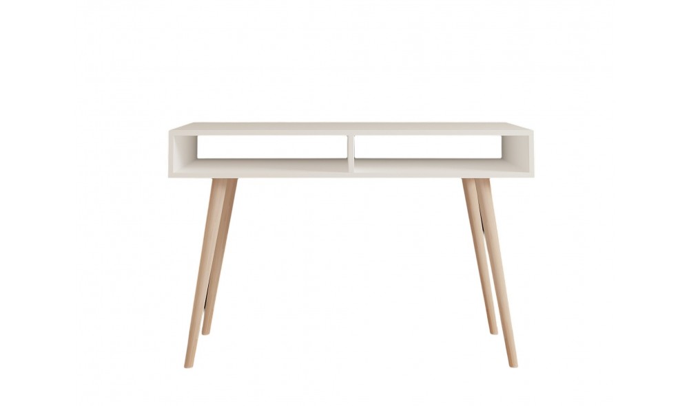 Birou de studiu, Cisto, Alb, 120 x 75 x 60 cm