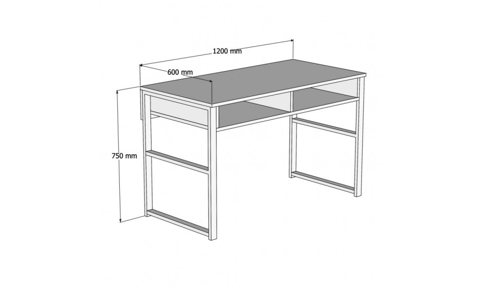 Birou de studiu Misto - Safir