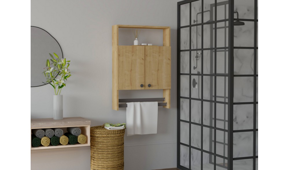 Dulap de baie, Ela, Safir, 60 x 87 x 15 cm