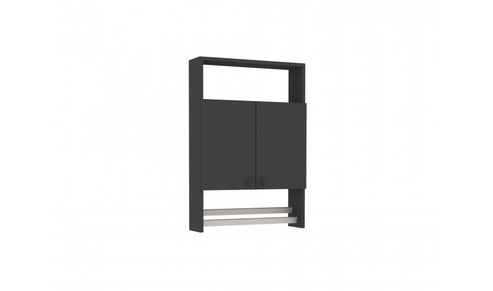Dulap de baie, Ela, Antracit, 60 x 87 x 15 cm