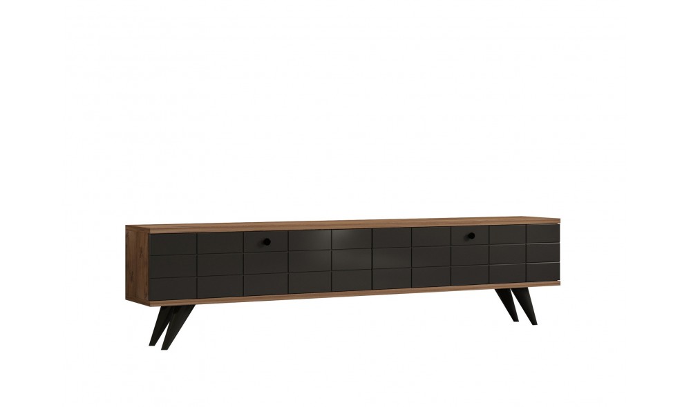 Suport TV, Alberi, Pinul AtlanticAntracit, 160 x 35 x 25 cm