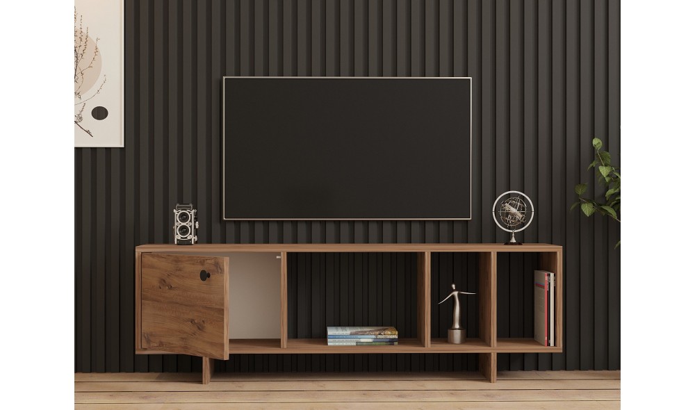 Suport TV, Folsom, Pinul Atlantic, 140 x 45 x 29 cm