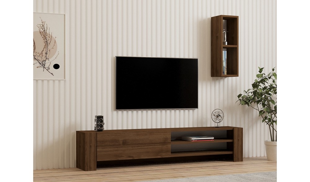 Suport TV, Naz, Nuc, 160 x 33 x 27 cm