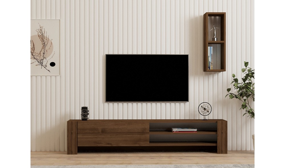 Suport TV, Naz, Nuc, 160 x 33 x 27 cm