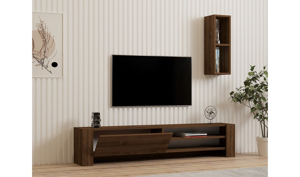 Suport TV, Naz, Nuc, 160 x 33 x 27 cm