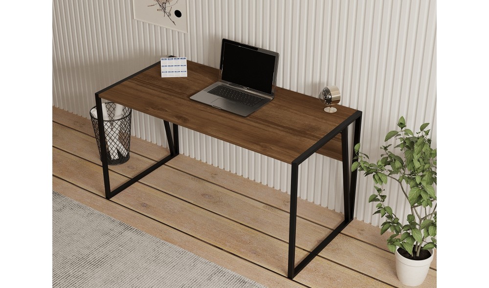 Birou de studiu, Kemer, NucNegru, 140 x 74 x 70 cm