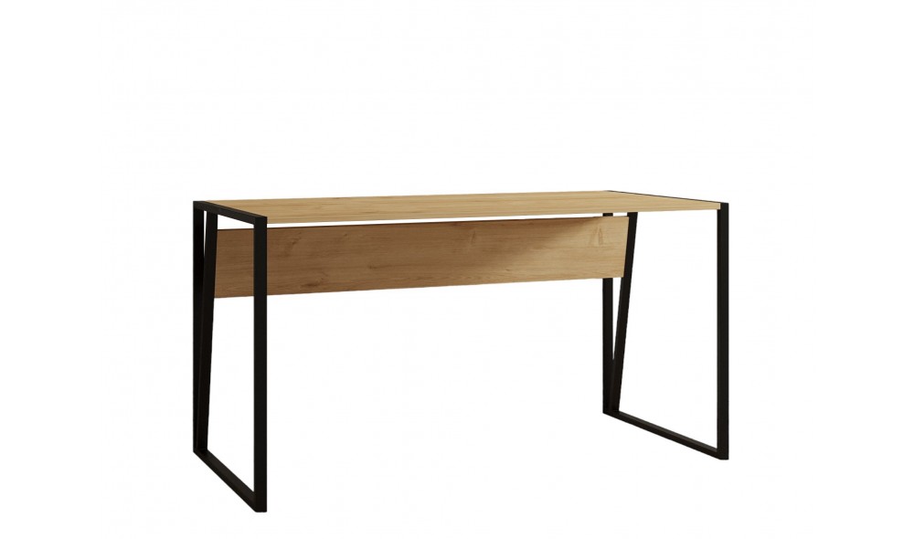 Birou de studiu, Cunda, SafirNegru, 140 x 74 x 70 cm