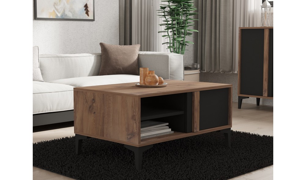 Set Mobila Sufragerie, Lacin, atlanticAntracit, 180 x 50 x 40 cm