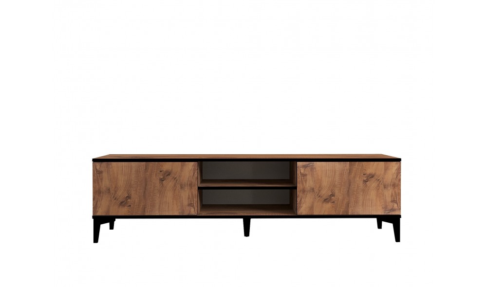 Suport TV, Begi, Pinul AtlanticNegru, 180 x 12 x 45 cm