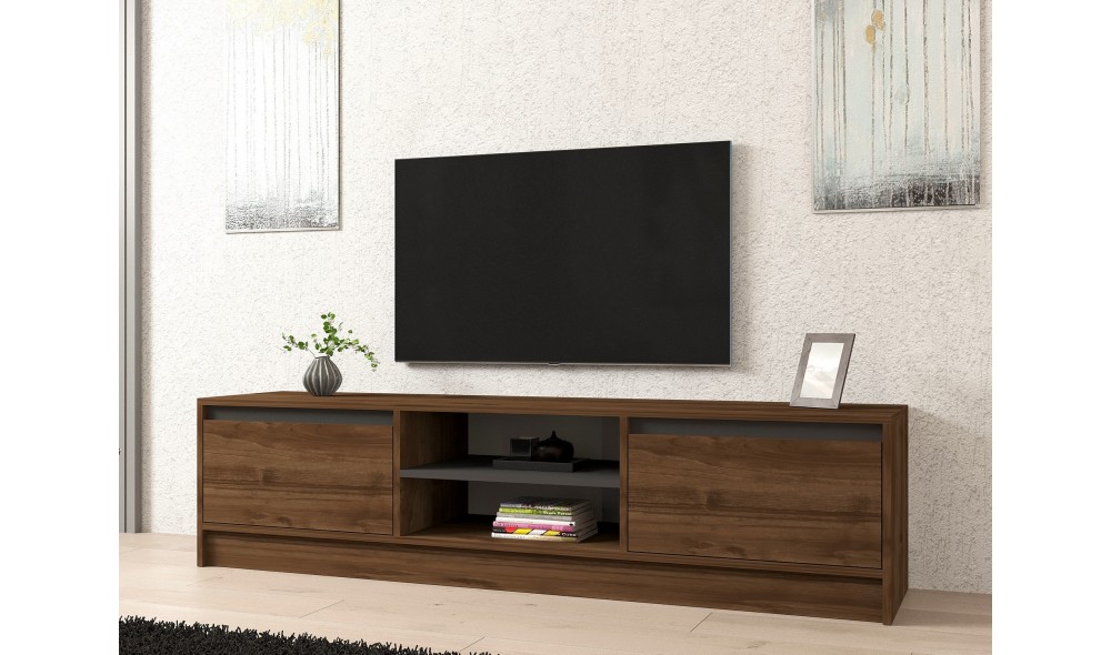 Suport TV, Olca, NucAntracit, 180 x 45 x 40 cm