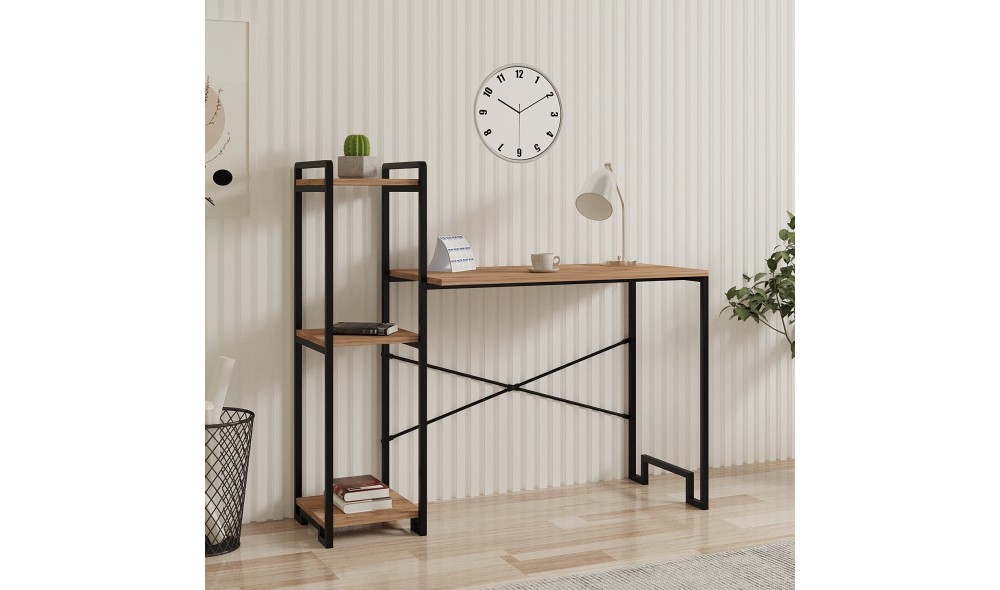 Birou de studiu, Home, Pinul AtlanticNegru, 45 x 120 x 108 cm