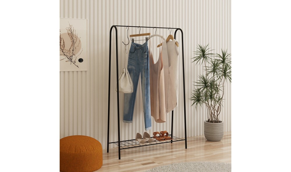 Cuier, Igor, Negru, 145 x 89 x 36 cm