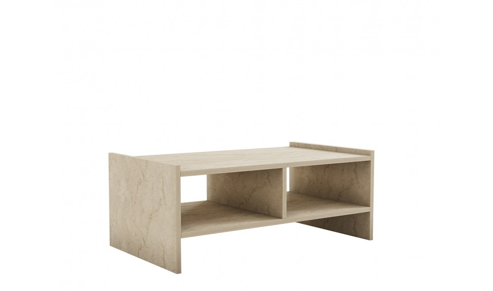 Masuta de cafea, Pera, Travertin, 90 x 35 x 50 cm