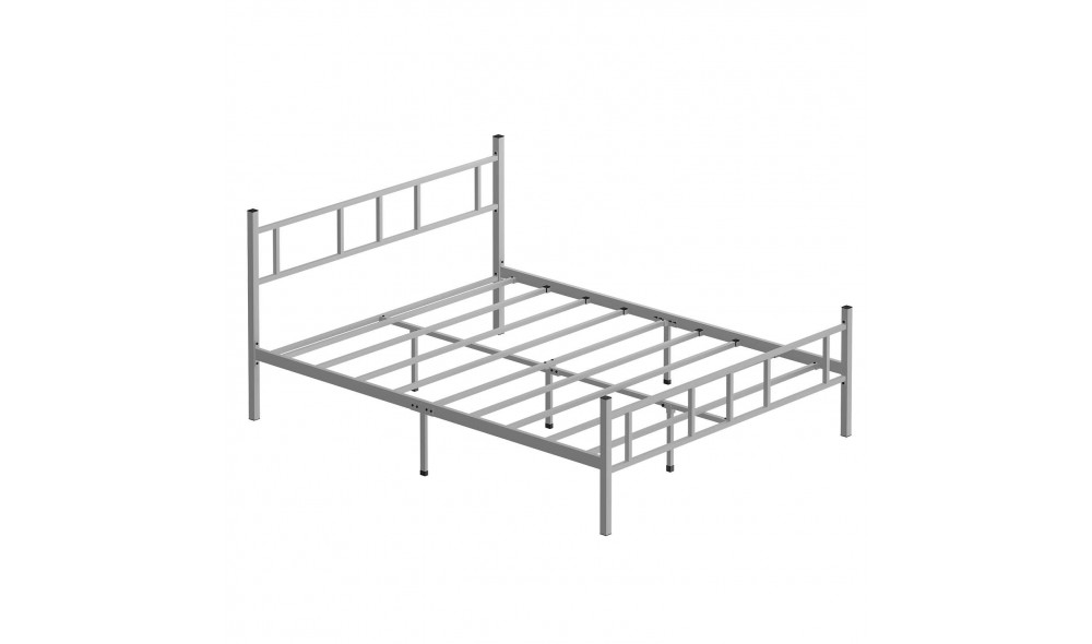 Pat dublu, Akin - 140x190 cm, Alb