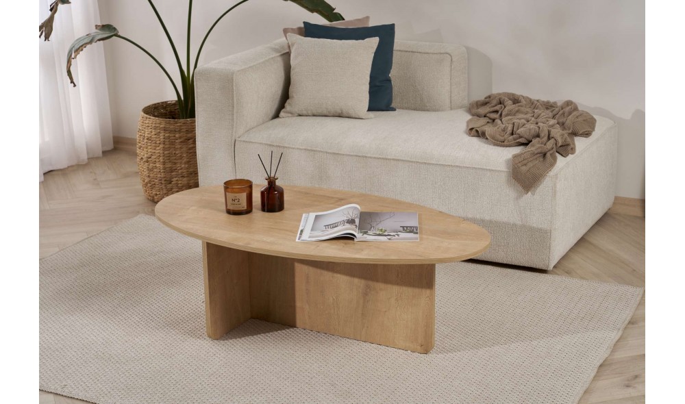 Masuta de cafea, Orba - Oak, 120 x 40 x 65 cm