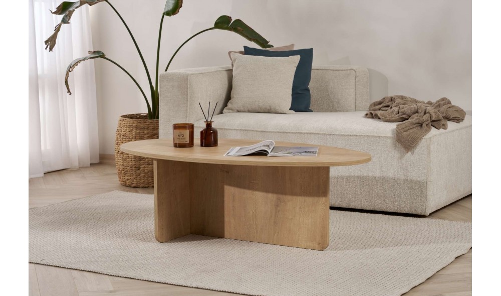 Masuta de cafea, Orba - Oak, 120 x 40 x 65 cm