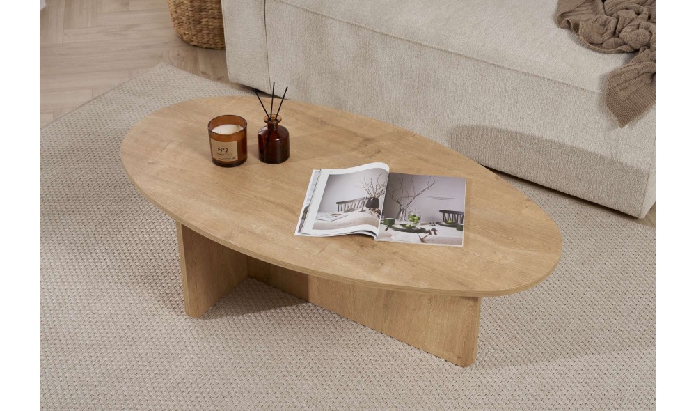 Masuta de cafea, Orba - Oak, 120 x 40 x 65 cm