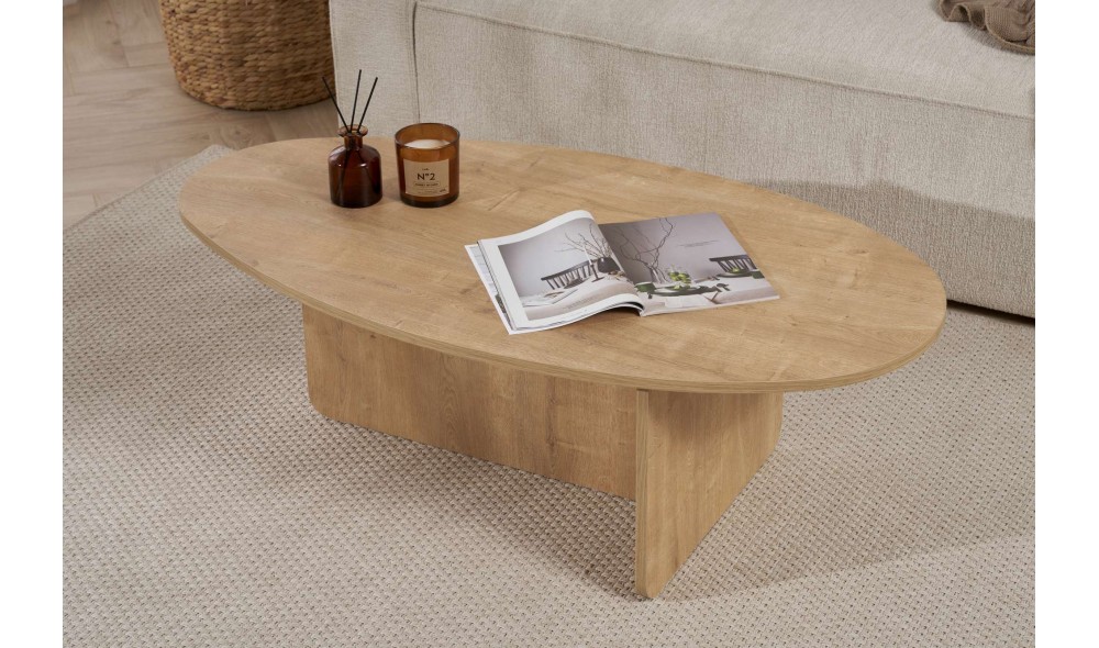 Masuta de cafea, Orba - Oak, 120 x 40 x 65 cm