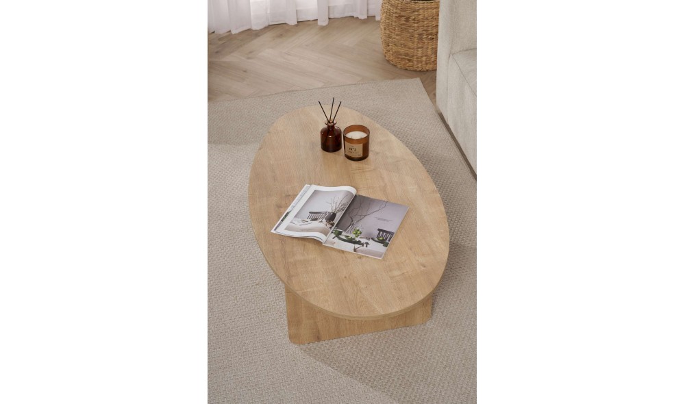 Masuta de cafea, Orba - Oak, 120 x 40 x 65 cm