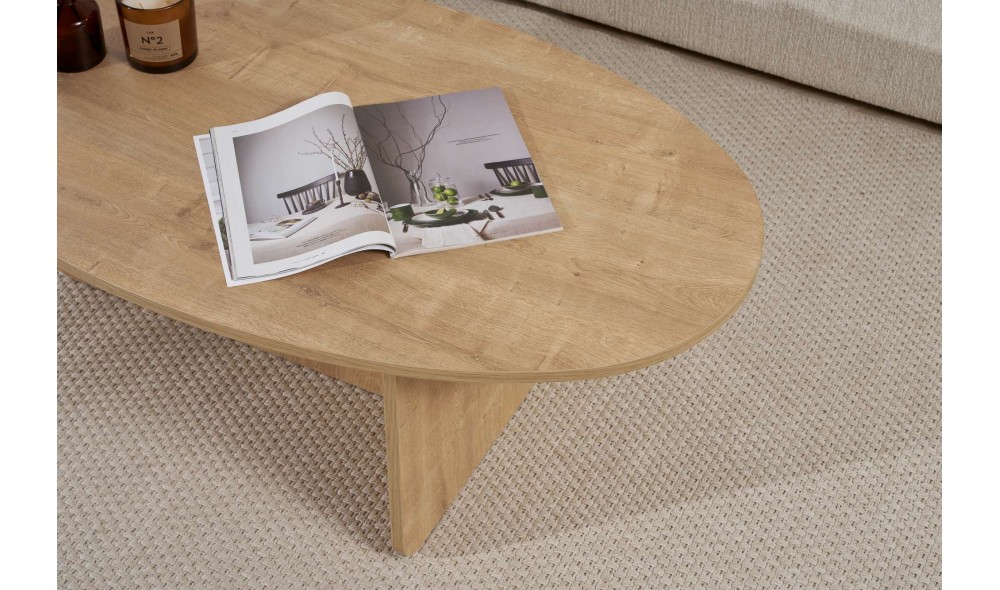 Masuta de cafea, Orba - Oak, 120 x 40 x 65 cm