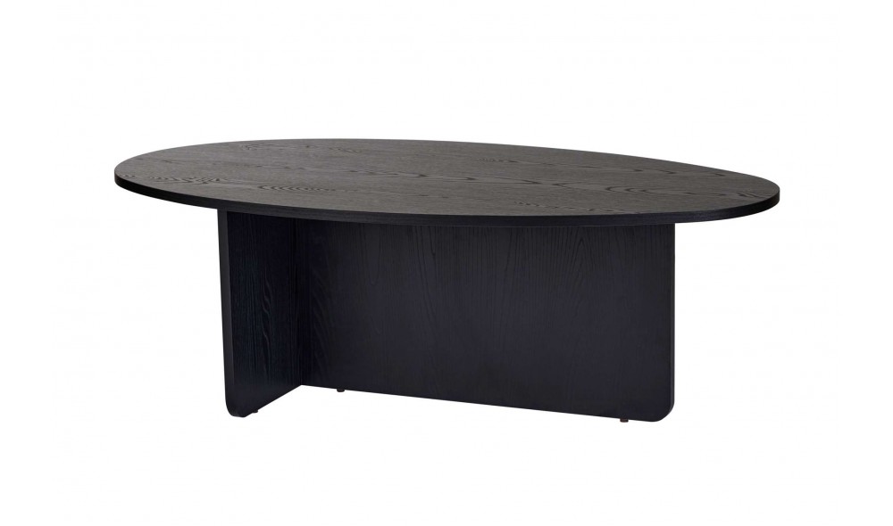 Masuta de cafea, Orba - Wood Black, 120 x 40 x 65 cm