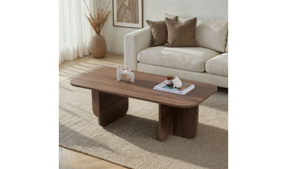 Masuta de cafea, Akira - Venezia Walnut, 120 x 41 x 60 cm