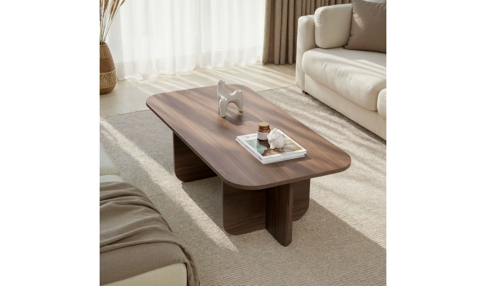 Masuta de cafea, Akira - Venezia Walnut, 120 x 41 x 60 cm