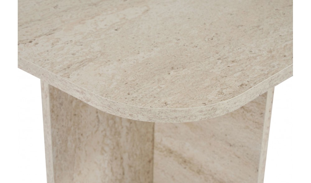 Masuta de cafea, Akira - Travertine, 120 x 41 x 60 cm