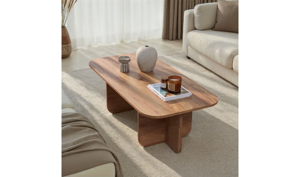 Masuta de cafea, Akira - Atlantic Pine, 120 x 41 x 60 cm