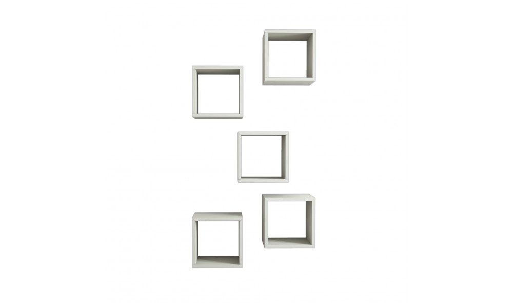 Raft de perete Cutie - Crema 30 x 24 x 30 cm