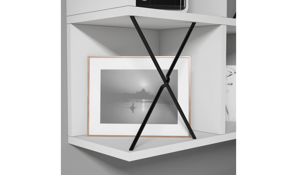 Raft de perete Extra - Alb 60 x 60 x 24 cm