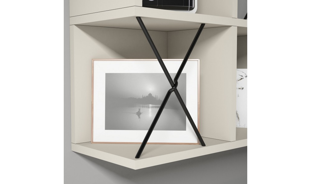 Raft de perete Extra - Crema 60 x 60 x 24 cm