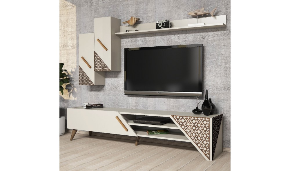 Unitate TV Beril - Crema 180 x 40 x 37 cm