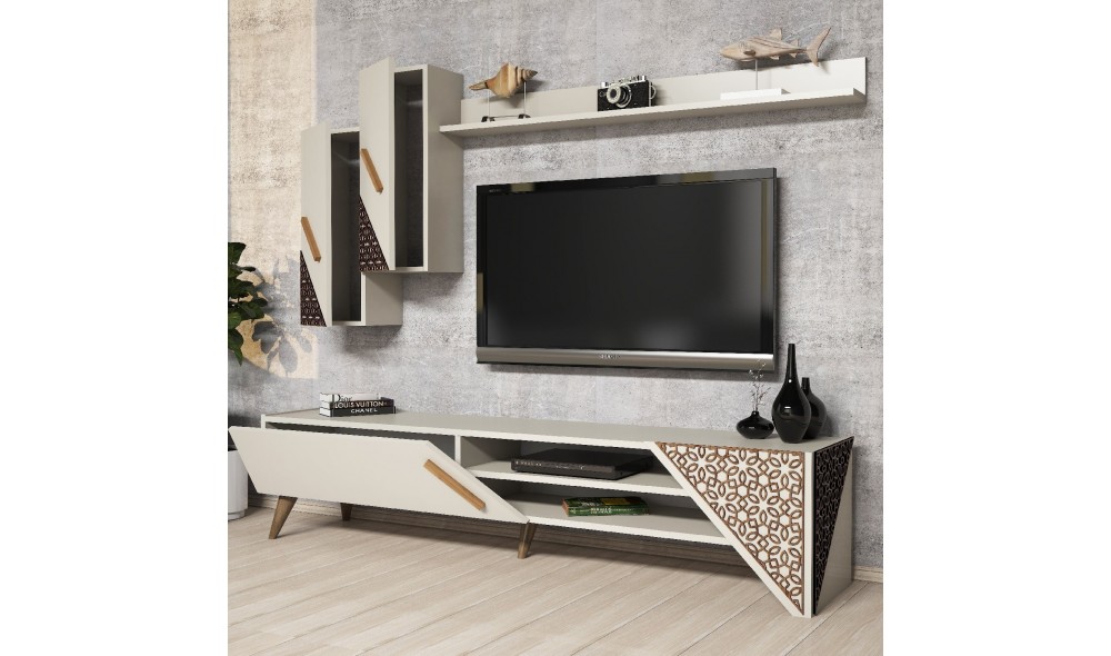 Unitate TV Beril - Crema 180 x 40 x 37 cm